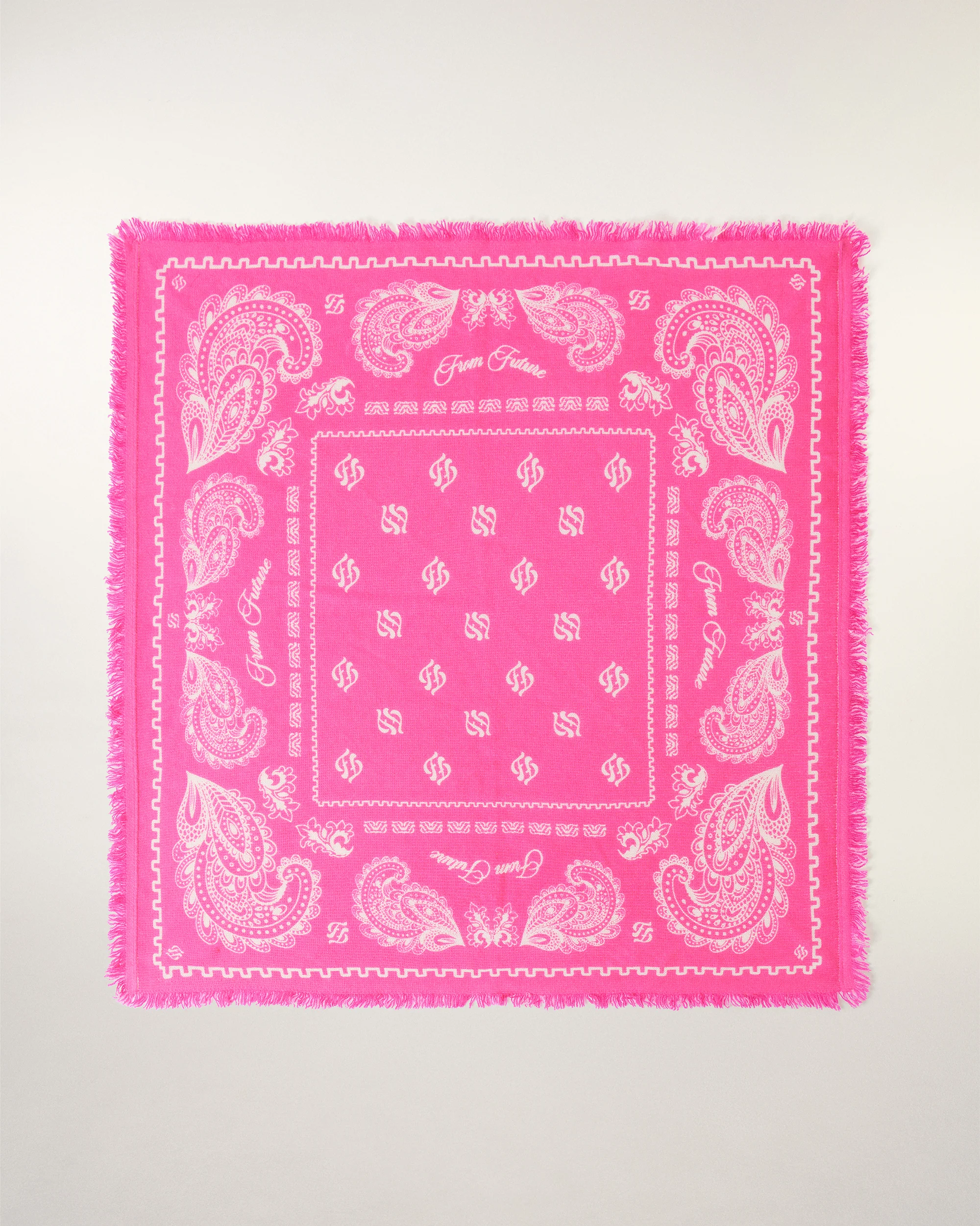 Foulard Bandana Bicolore (S26 / ACCESSOIRES / Love Pink) - Image 2