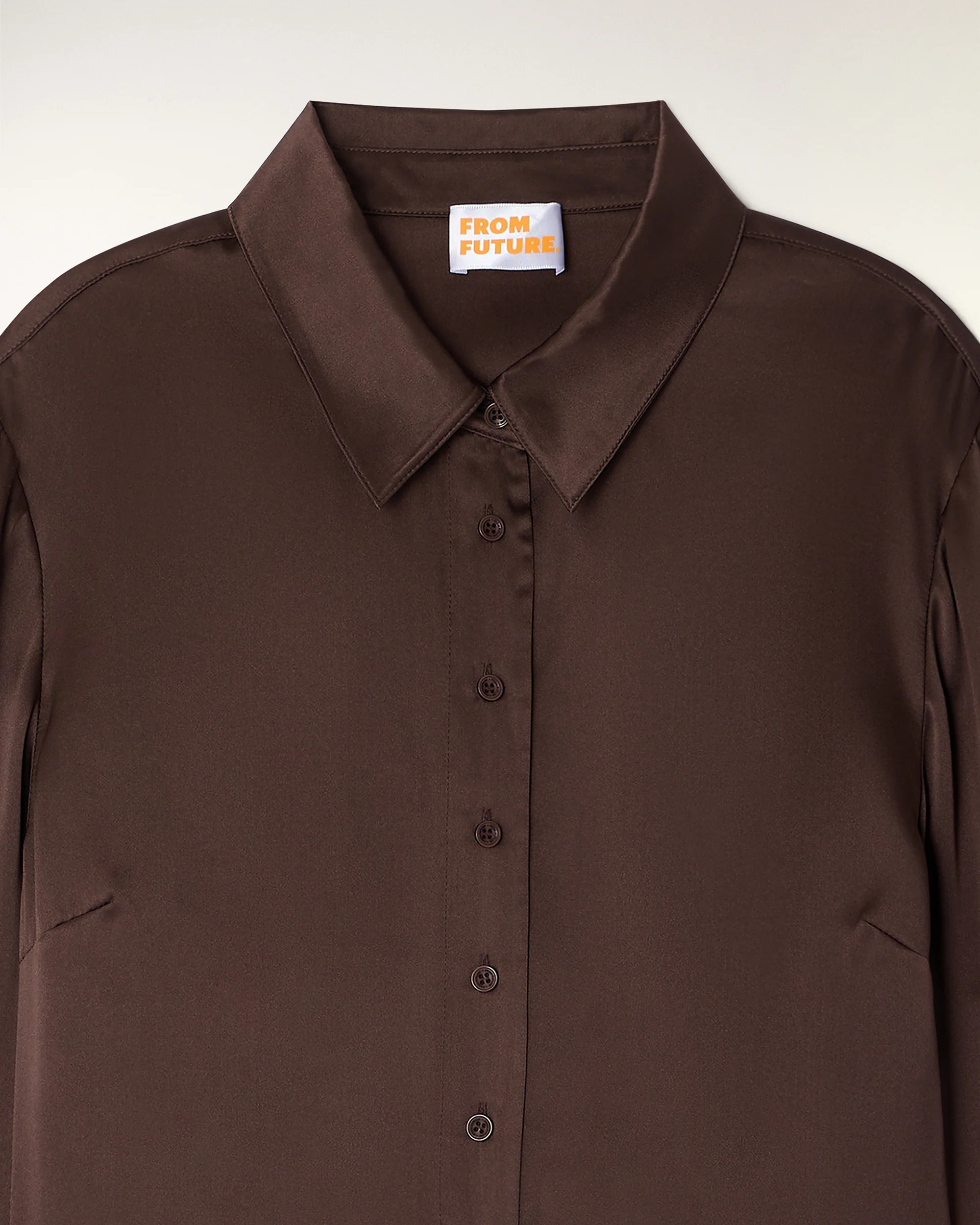 Chemise Manches Longues (S26/ FEMME/ Chocolat) - Image 6