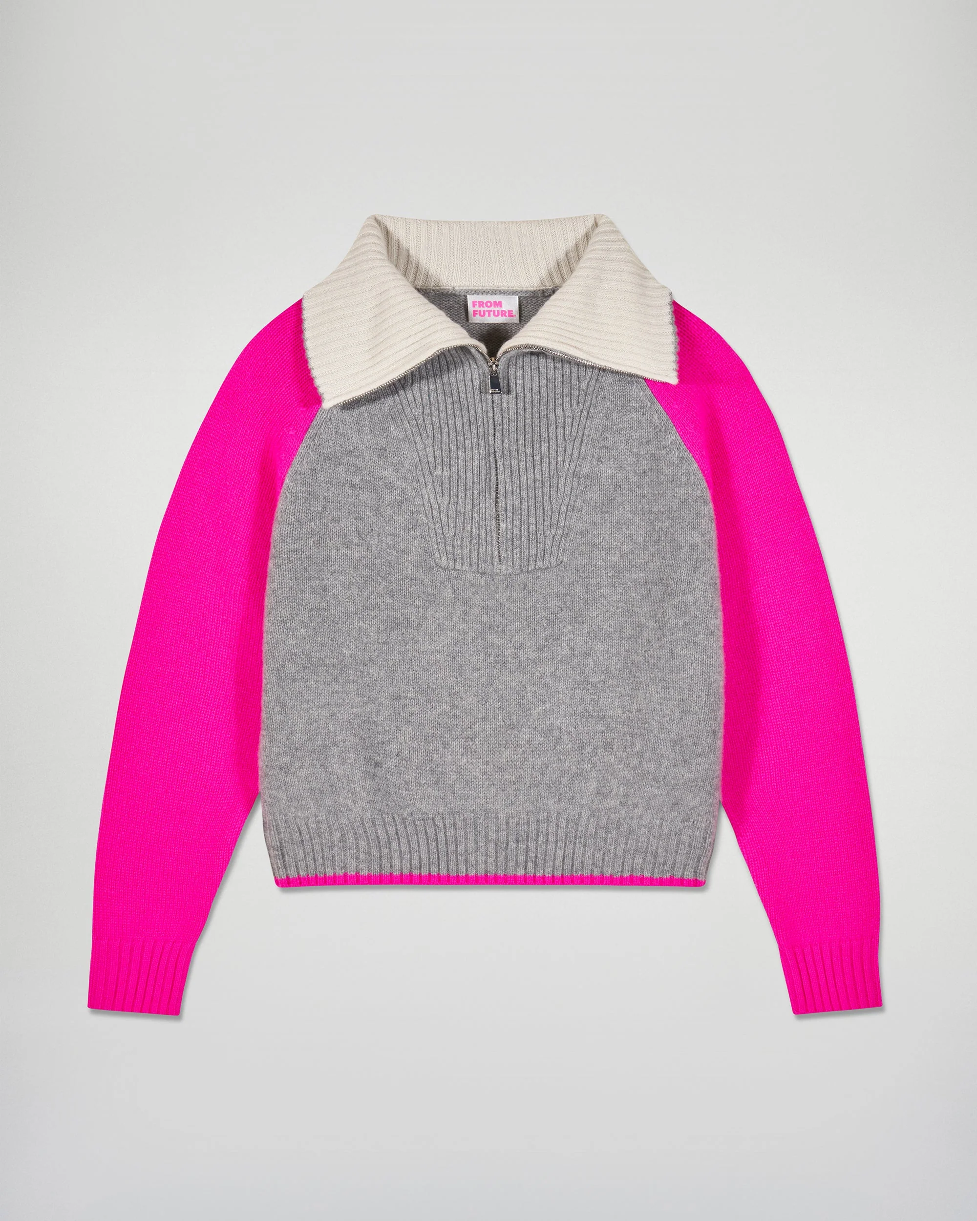 Pull Col Camionneur (H25 / FEMME / Gris Chiné Foncé) - Image 6