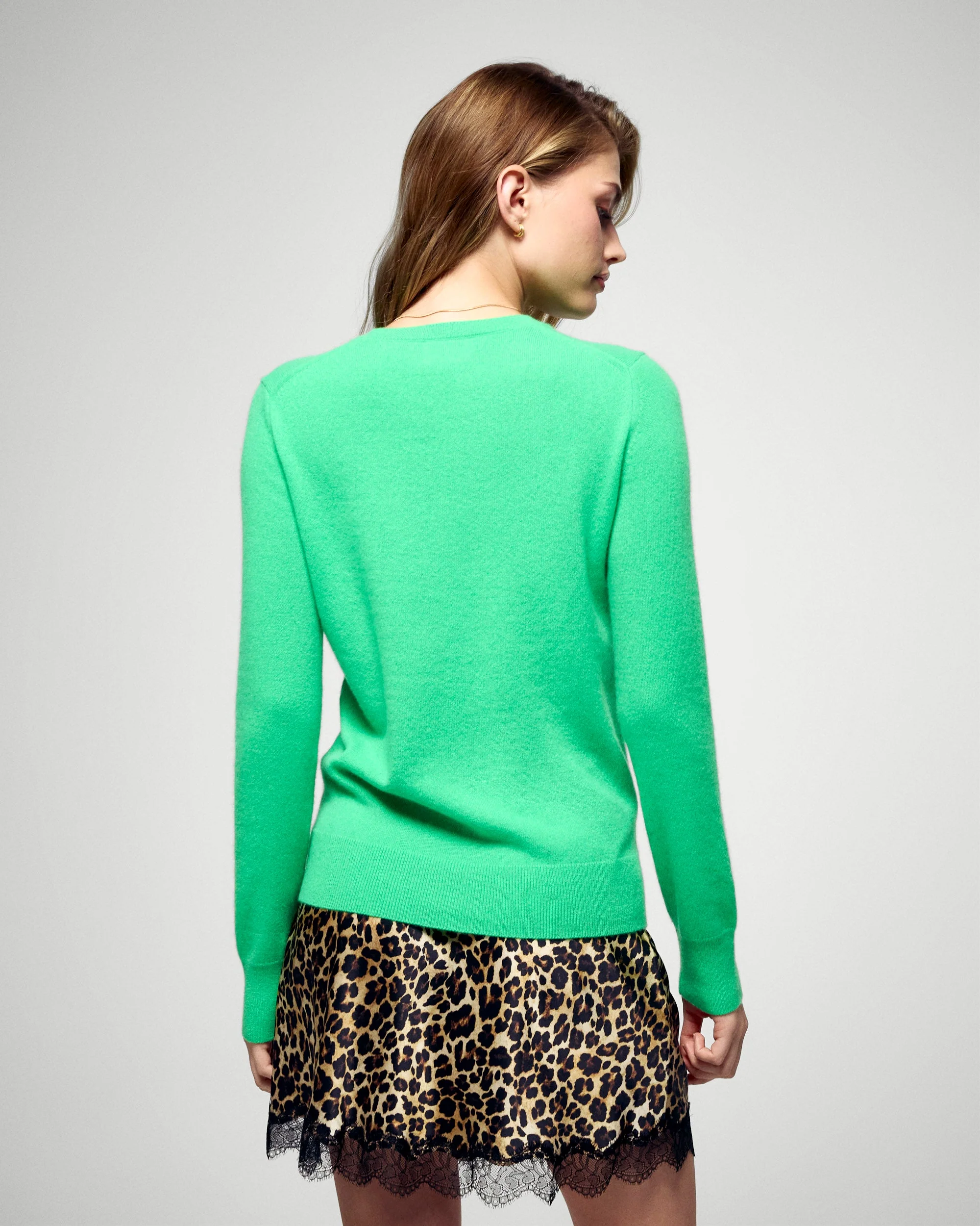 Pull Col Rond (H25 / FEMME / Cosmic Green) - Image 4