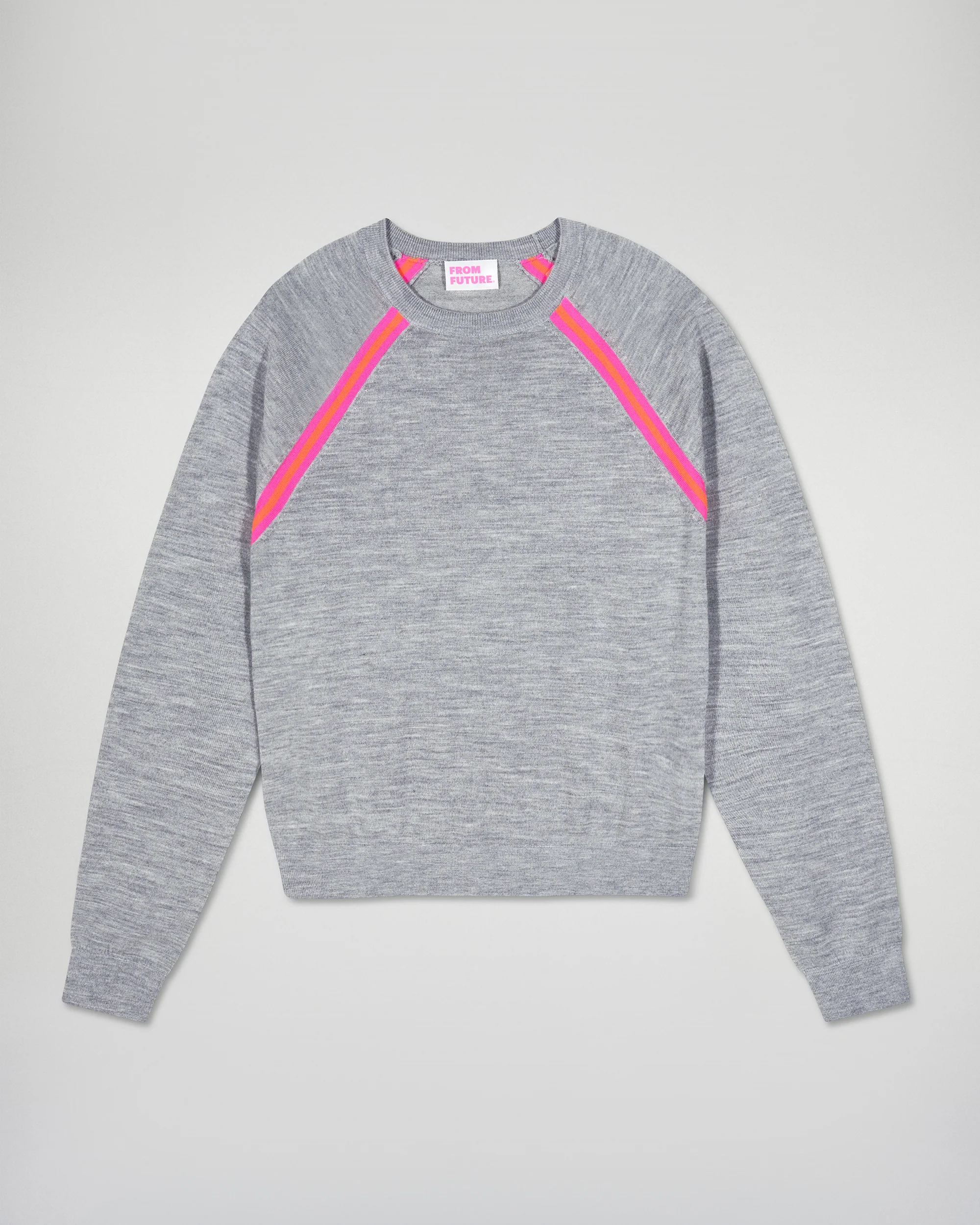 Pull Col Rond (H25 / FEMME / Gris Chiné Foncé / RWS) - Image 5