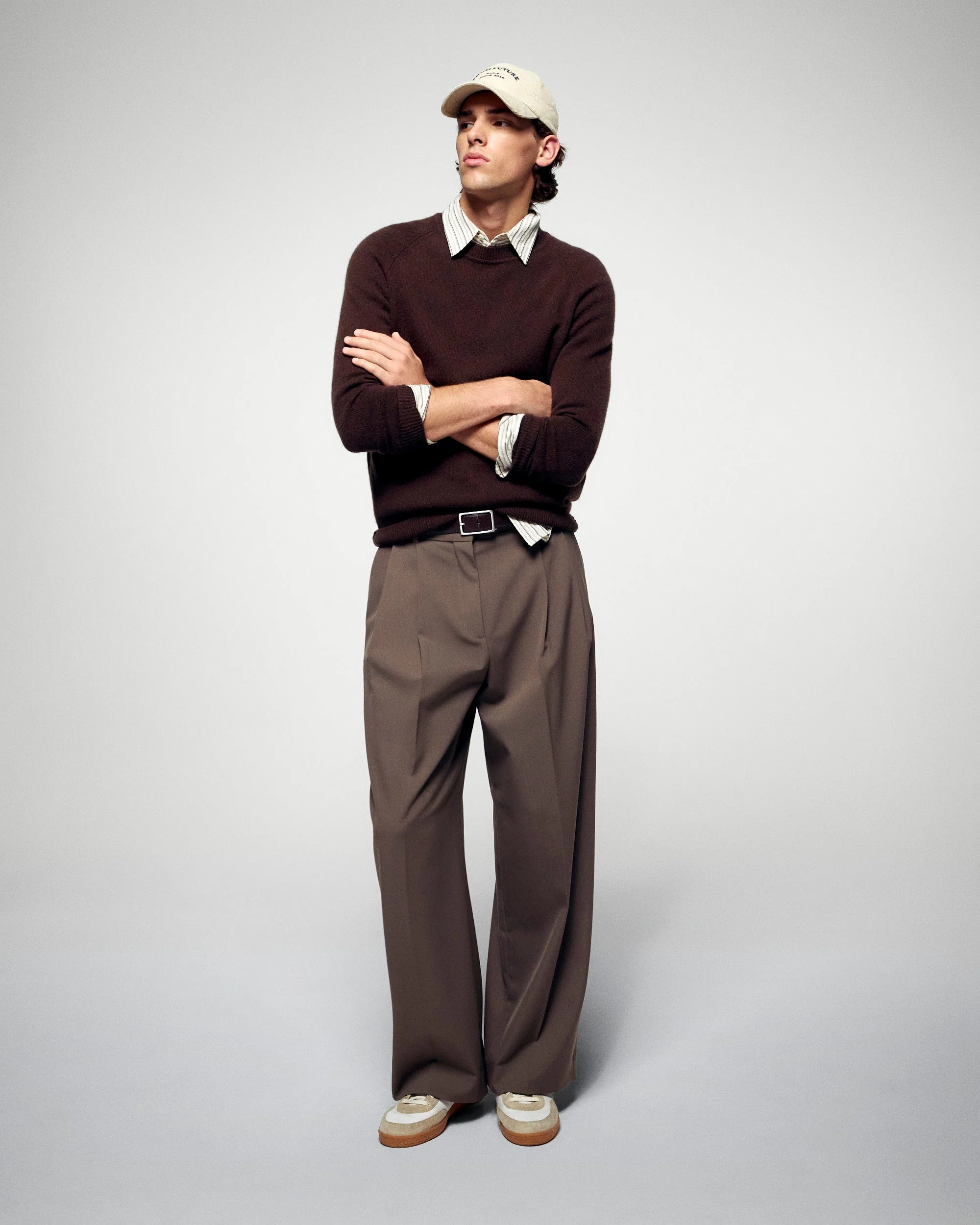Pull Col Rond (H25 / HOMME / Chocolat) - Image 3
