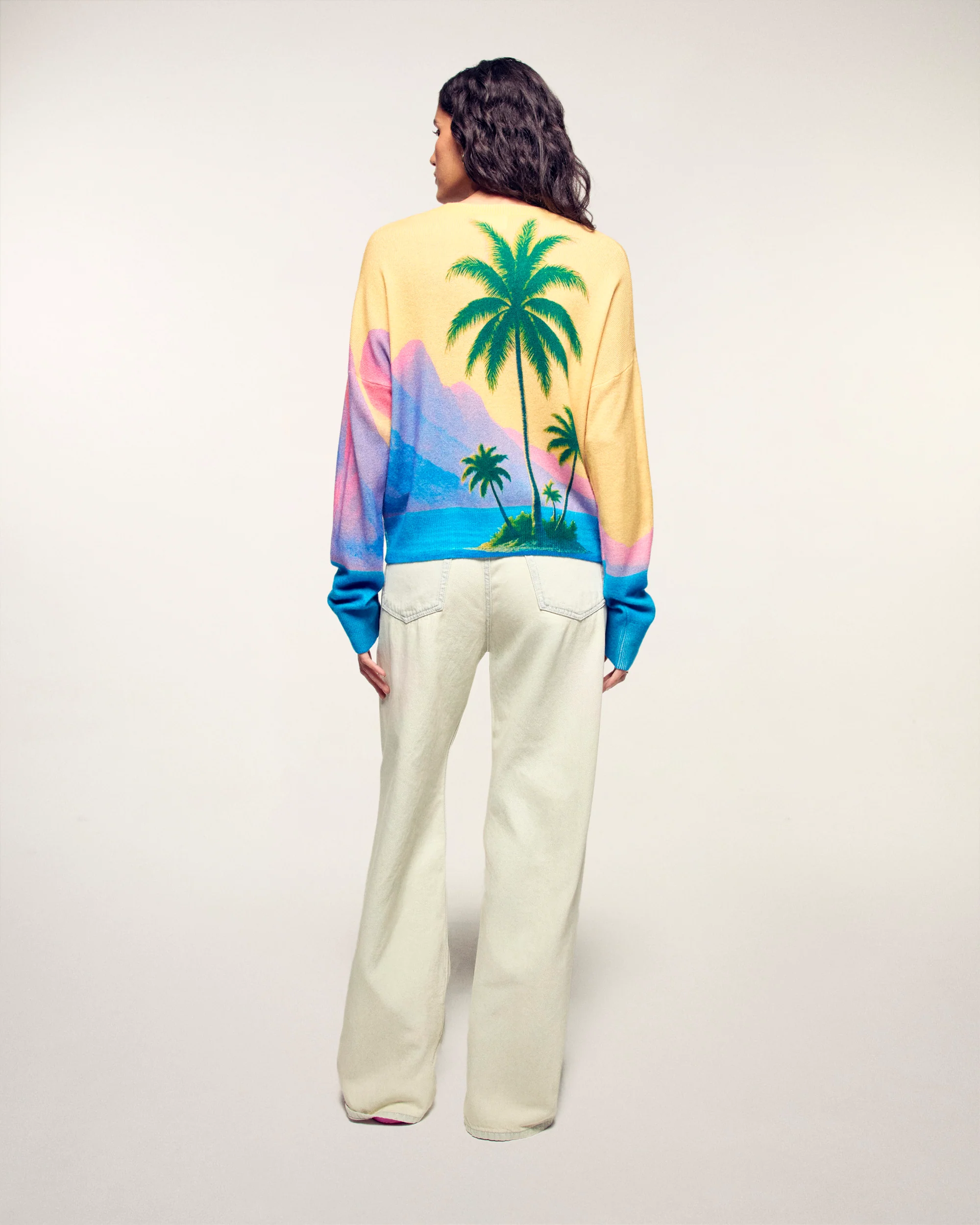 Pull Col Rond Imprimé Sunset All over(S26/ FEMME/ Multico) - Image 5