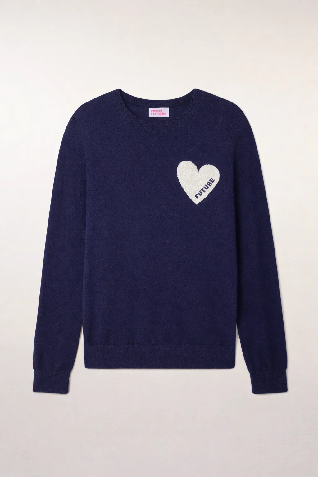 Pull Col Rond Coeur (S26/ HOMME/ Navy / RWS) - Image 5