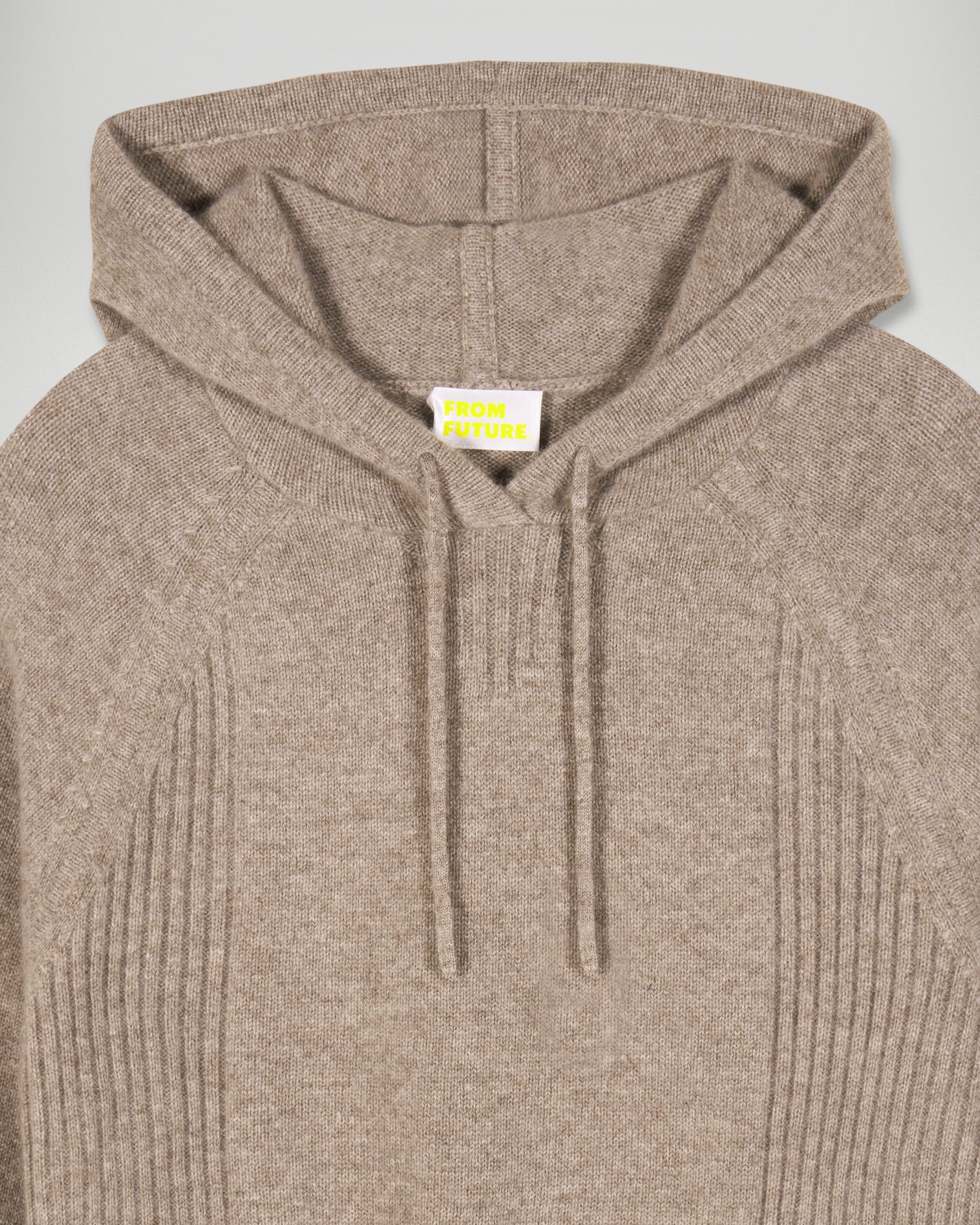 Pull Hoodie (H25 / FEMME / Taupe Chiné) - Image 6