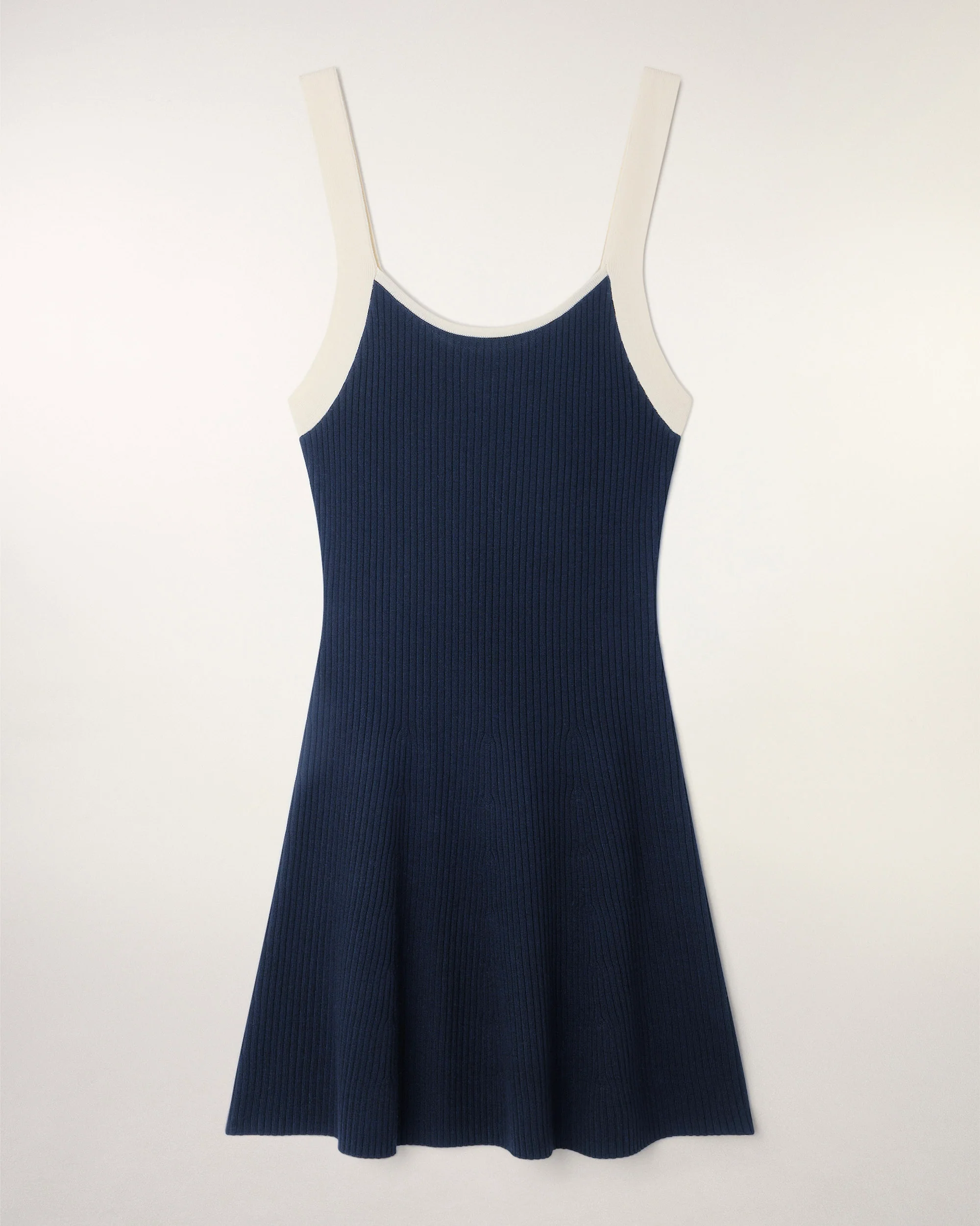 Robe Courte Bretelles (S26/ FEMME/ Navy / RWS) - Image 5