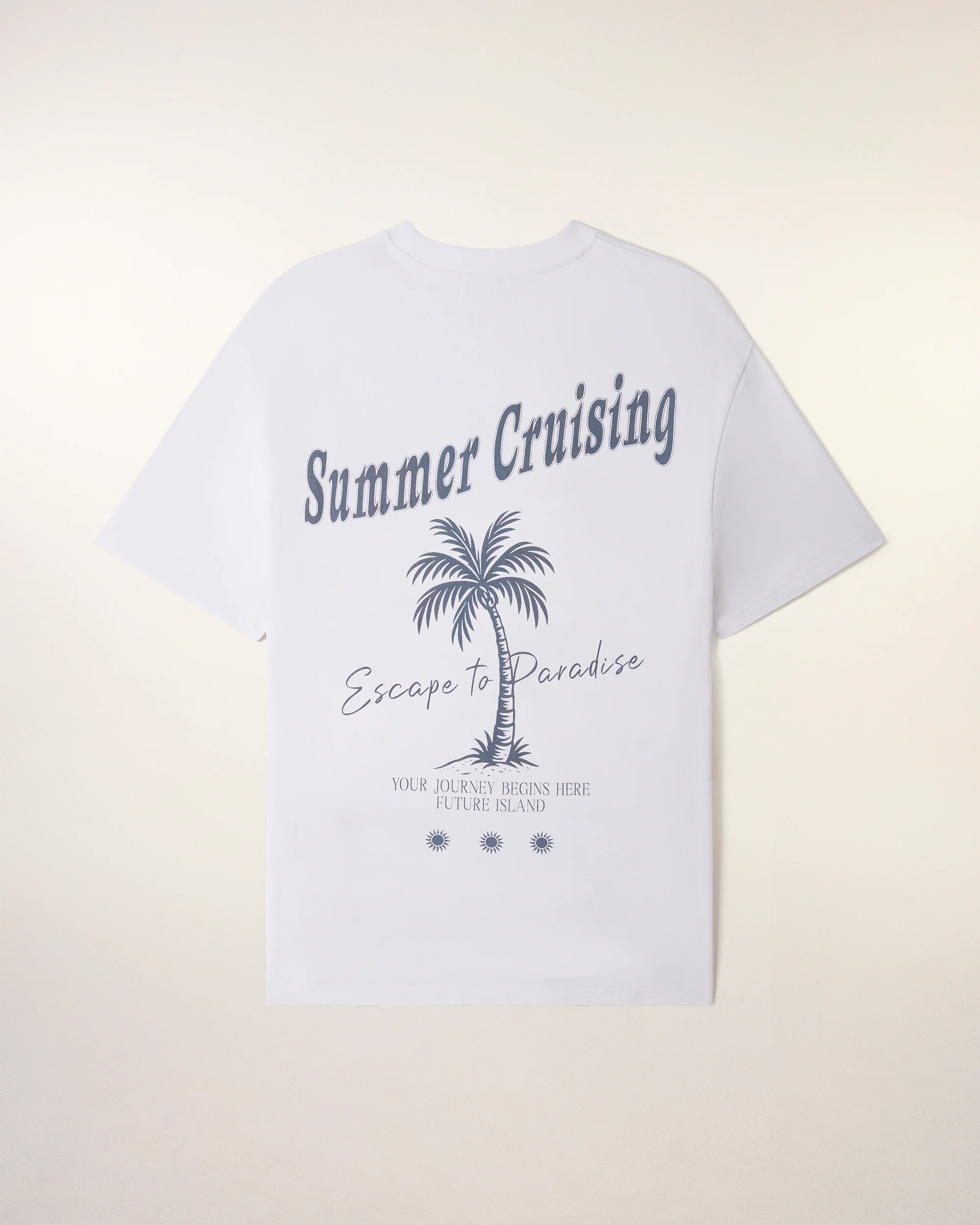 T-Shirt Imprimé "Summer Cruising" (S26 / FEMME / Blanc) - Image 6