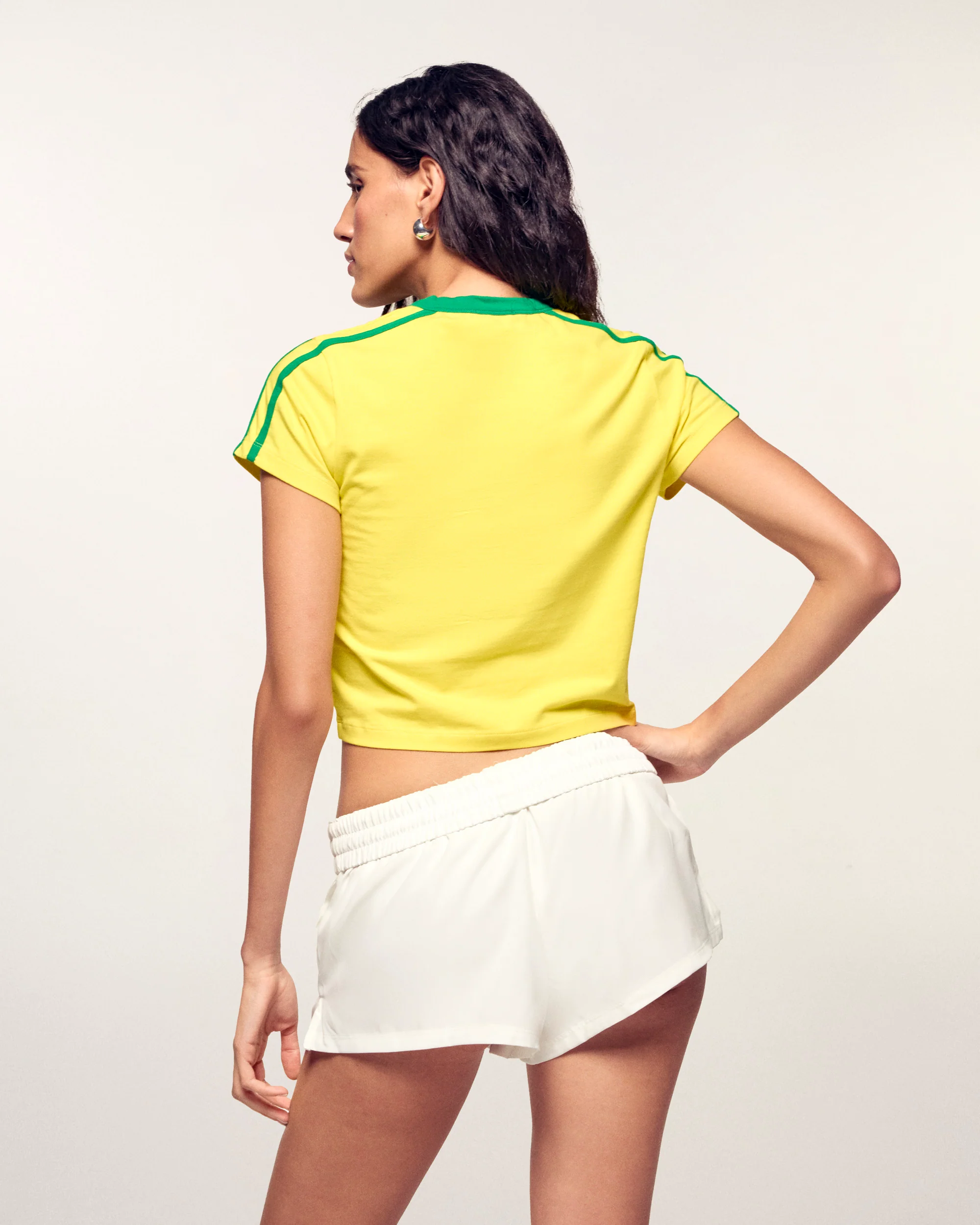 T-shirt Copacabana Club (S26/ FEMME/ Brazil yellow) - Image 4